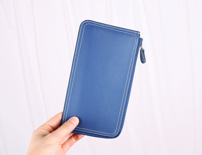 stitch hand wallet ; nv [ 3color / free size ] 스티치 손 지갑