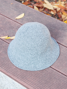 wire wool bucket hat ; gr [ 4color / free size ] 와이어 울 버킷 햇